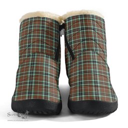 ScotsTee Shop Scottish Thomson Hunting Modern Clan Tartan Cozy Winter Boots