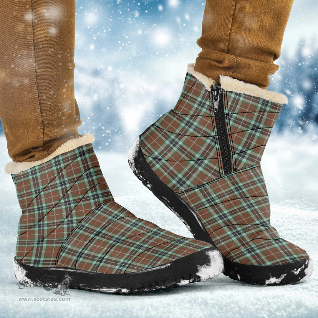 ScotsTee Shop Scottish Thomson Hunting Modern Clan Tartan Cozy Winter Boots