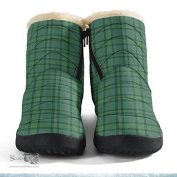 ScotsTee Shop Scottish Ross Hunting Ancient Clan Crest Tartan Cozy Winter Boots