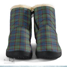 ScotsTee Shop Scottish Nicolson Hunting Ancient Clan Crest Tartan Cozy Winter Boots