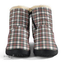 ScotsTee Shop Scottish Stewart Dress Ancient Clan Tartan Cozy Winter Boots