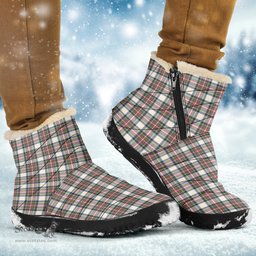 ScotsTee Shop Scottish Stewart Dress Ancient Clan Tartan Cozy Winter Boots