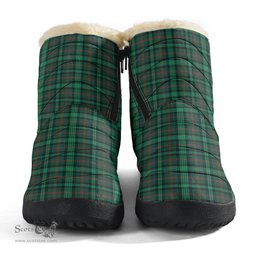 ScotsTee Shop Scottish Ross Hunting Modern Clan Tartan Cozy Winter Boots
