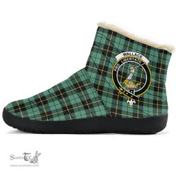 ScotsTee Shop Scottish Wallace Hunting Ancient Clan Crest Tartan Cozy Winter Boots