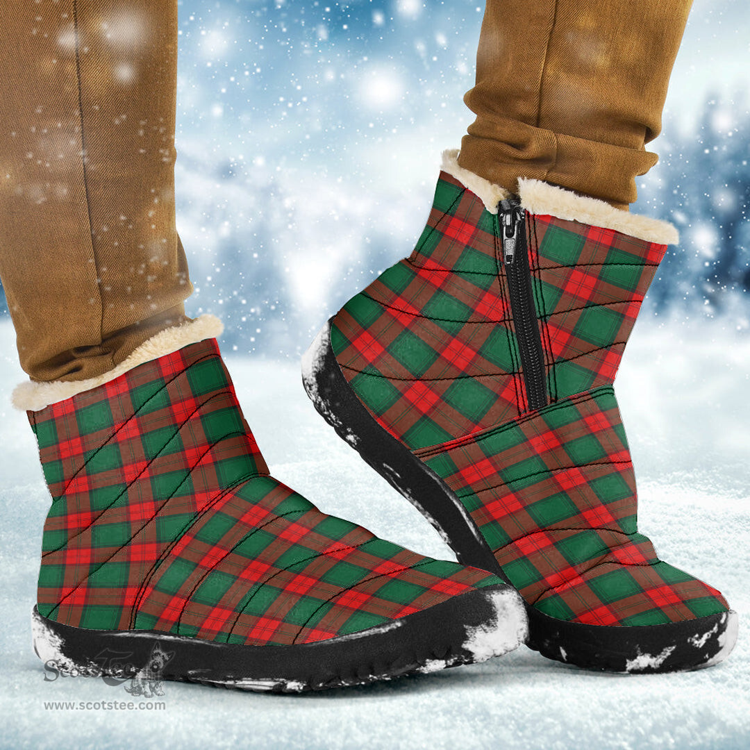 ScotsTee Shop Scottish Stewart Atholl Modern Clan Tartan Cozy Winter Boots