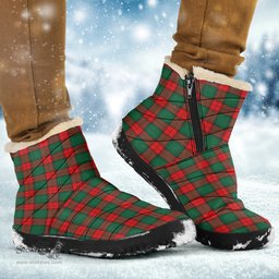 ScotsTee Shop Scottish Stewart Atholl Modern Clan Tartan Cozy Winter Boots