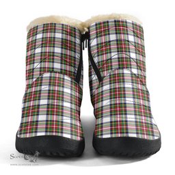ScotsTee Shop Scottish Stewart Dress Modern Clan Tartan Cozy Winter Boots