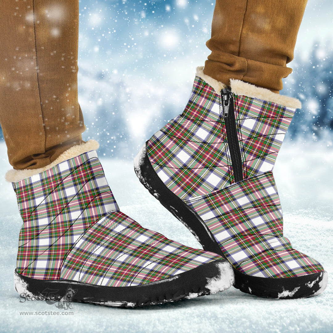 ScotsTee Shop Scottish Stewart Dress Modern Clan Tartan Cozy Winter Boots
