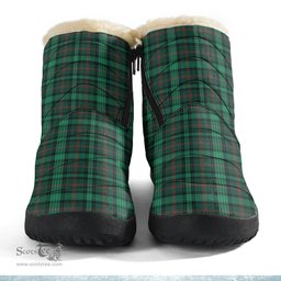 ScotsTee Shop Scottish Ross Hunting Modern Clan Crest Tartan Cozy Winter Boots