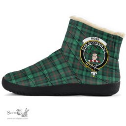 ScotsTee Shop Scottish Ross Hunting Modern Clan Crest Tartan Cozy Winter Boots