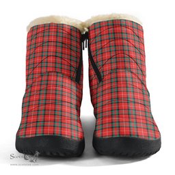 ScotsTee Shop Scottish Stuart of Bute Clan Tartan Cozy Winter Boots