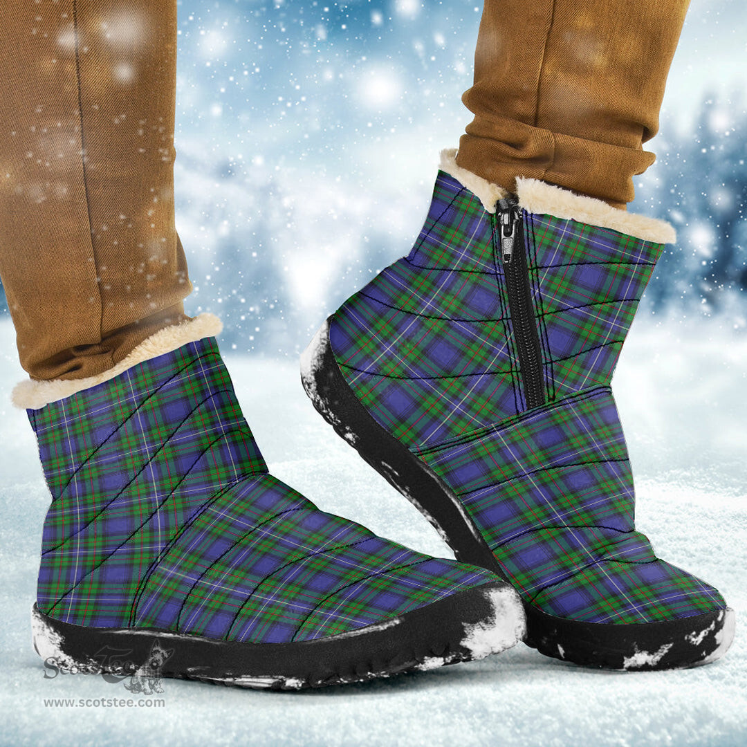 ScotsTee Shop Scottish Robertson Hunting Modern Clan Tartan Cozy Winter Boots