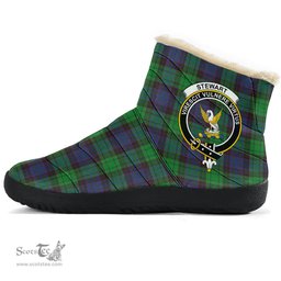 ScotsTee Shop Scottish Stewart Old Modern Clan Crest Tartan Cozy Winter Boots