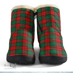 ScotsTee Shop Scottish Stewart Atholl Modern Clan Crest Tartan Cozy Winter Boots