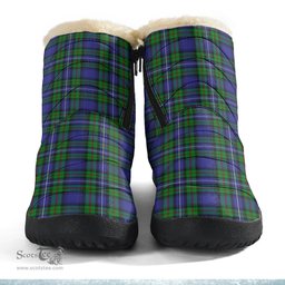 ScotsTee Shop Scottish Robertson Hunting Modern Clan Crest Tartan Cozy Winter Boots
