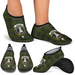 ScotsTee Shop Scottish MacLean Hunting Clan Crest Tartan Men and Women a Slip On Barefoot Quick-Dry Beach Aqua Yoga Water Shoes