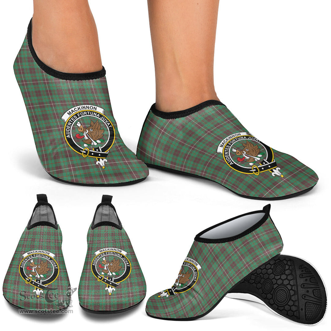 ScotsTee Shop Scottish MacKinnon Hunting Ancient Clan Crest Tartan Men and Women a Slip On Barefoot Quick-Dry Beach Aqua Yoga Water Shoes