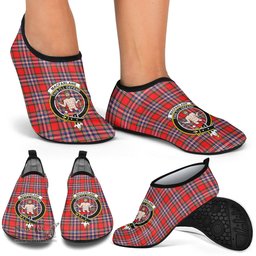 ScotsTee Shop Scottish MacFarlane Modern Clan Crest Tartan Men and Women a Slip On Barefoot Quick-Dry Beach Aqua Yoga Water Shoes