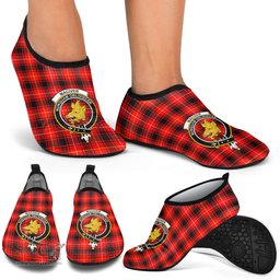ScotsTee Shop Scottish MacIver Modern Clan Crest Tartan Men and Women a Slip On Barefoot Quick-Dry Beach Aqua Yoga Water Shoes
