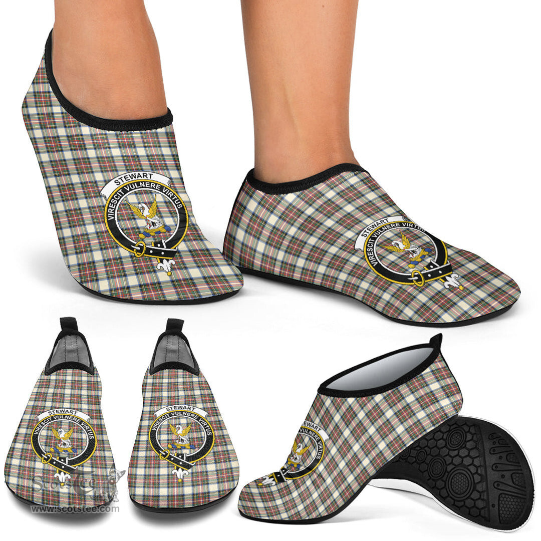 ScotsTee Shop Scottish Stewart Dress Ancient Clan Crest Tartan Men and Women a Slip On Barefoot Quick-Dry Beach Aqua Yoga Water Shoes
