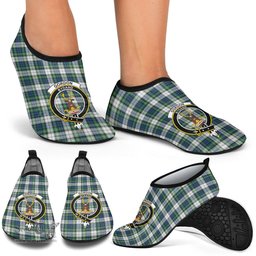 ScotsTee Shop Scottish Gordon Dress Ancient Clan Crest Tartan Men and Women a Slip On Barefoot Quick-Dry Beach Aqua Yoga Water Shoes