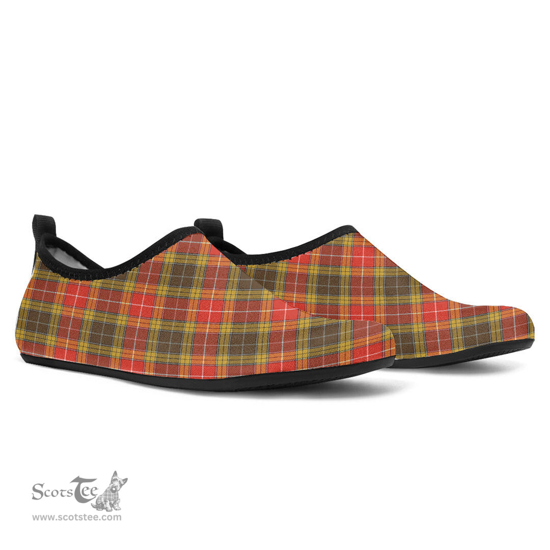 ScotsTee Shop Scottish Buchanan Old Set Weathered Clan Tartan Men and Women a Slip On Barefoot Quick-Dry Beach Aqua Yoga Water Shoes