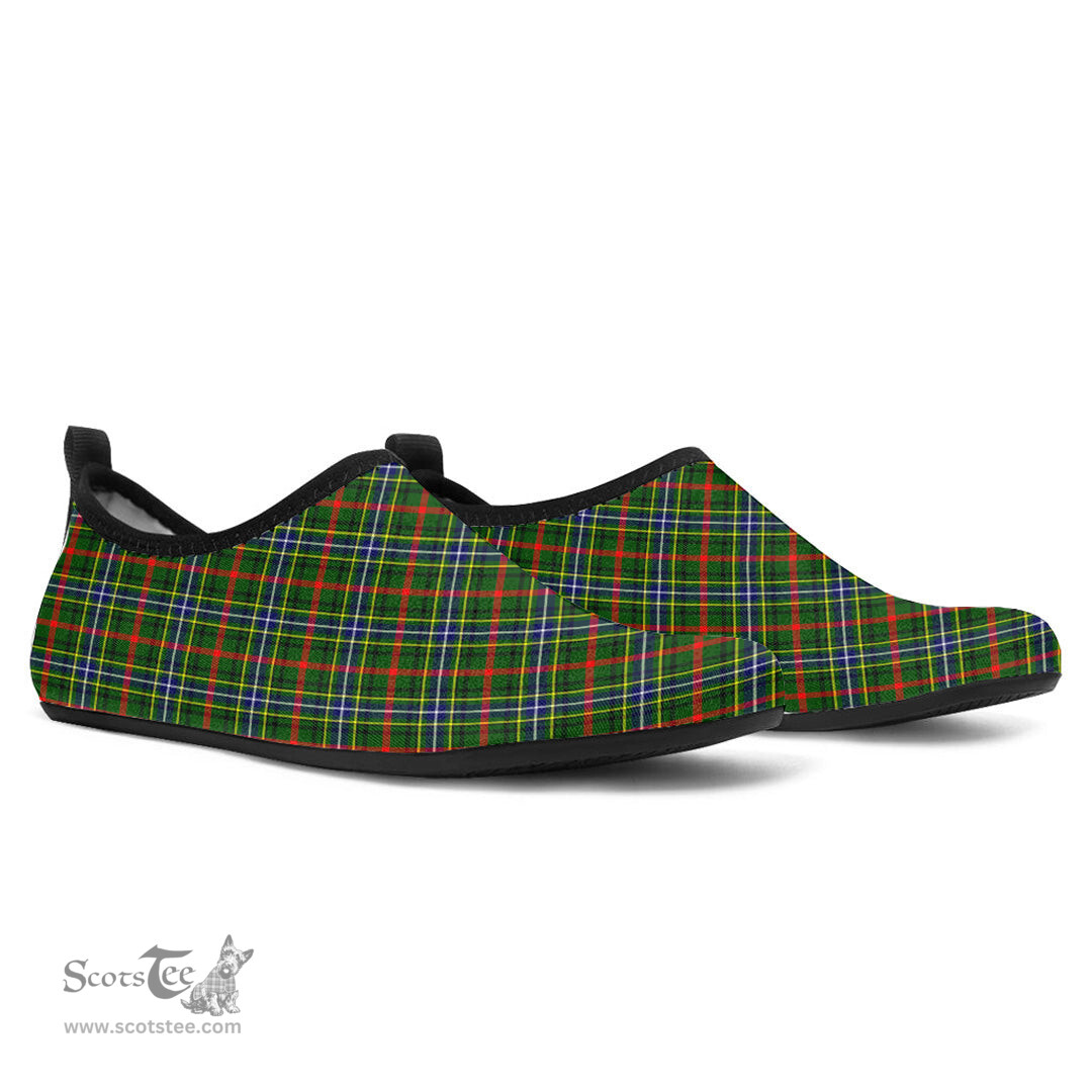ScotsTee Shop Scottish Bisset Clan Tartan Men and Women a Slip On Barefoot Quick-Dry Beach Aqua Yoga Water Shoes