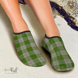 ScotsTee Shop Scottish Cunningham Dress Green Dancers Clan Tartan Men and Women a Slip On Barefoot Quick-Dry Beach Aqua Yoga Water Shoes
