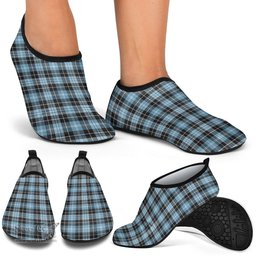 ScotsTee Shop Scottish Clark Ancient Clan Tartan Men and Women a Slip On Barefoot Quick-Dry Beach Aqua Yoga Water Shoes