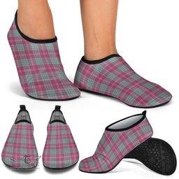 ScotsTee Shop Scottish Crawford Ancient Clan Tartan Men and Women a Slip On Barefoot Quick-Dry Beach Aqua Yoga Water Shoes