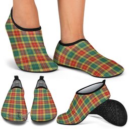 ScotsTee Shop Scottish Buchanan Old Sett Clan Tartan Men and Women a Slip On Barefoot Quick-Dry Beach Aqua Yoga Water Shoes