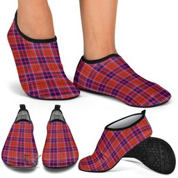 ScotsTee Shop Scottish Cameron of Lochiel Modern Clan Tartan Men and Women a Slip On Barefoot Quick-Dry Beach Aqua Yoga Water Shoes