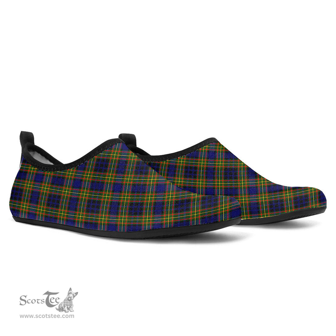 ScotsTee Shop Scottish Clelland Modern Clan Tartan Men and Women a Slip On Barefoot Quick-Dry Beach Aqua Yoga Water Shoes