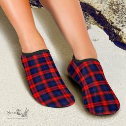 ScotsTee Shop Scottish MacLachlan Modern Clan Tartan Men and Women a Slip On Barefoot Quick-Dry Beach Aqua Yoga Water Shoes