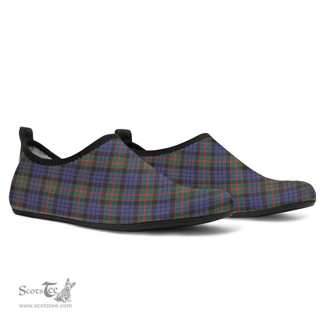 ScotsTee Shop Scottish Fletcher of Dunans Clan Tartan Men and Women a Slip On Barefoot Quick-Dry Beach Aqua Yoga Water Shoes