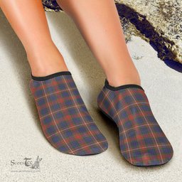 ScotsTee Shop Scottish Fraser Hunting Modern Clan Tartan Men and Women a Slip On Barefoot Quick-Dry Beach Aqua Yoga Water Shoes