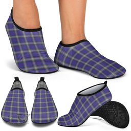 ScotsTee Shop Scottish Kinnaird Clan Tartan Men and Women a Slip On Barefoot Quick-Dry Beach Aqua Yoga Water Shoes