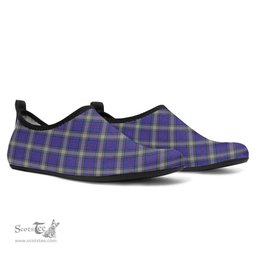 ScotsTee Shop Scottish Kinnaird Clan Tartan Men and Women a Slip On Barefoot Quick-Dry Beach Aqua Yoga Water Shoes
