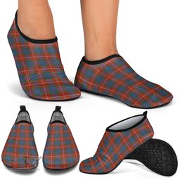 ScotsTee Shop Scottish Fraser Ancient Clan Tartan Men and Women a Slip On Barefoot Quick-Dry Beach Aqua Yoga Water Shoes
