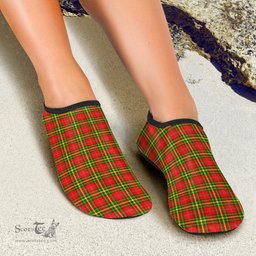 ScotsTee Shop Scottish Leask Clan Tartan Men and Women a Slip On Barefoot Quick-Dry Beach Aqua Yoga Water Shoes
