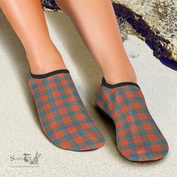 ScotsTee Shop Scottish Robertson Ancient Clan Tartan Men and Women a Slip On Barefoot Quick-Dry Beach Aqua Yoga Water Shoes
