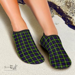 ScotsTee Shop Scottish Watson Modern Clan Tartan Men and Women a Slip On Barefoot Quick-Dry Beach Aqua Yoga Water Shoes