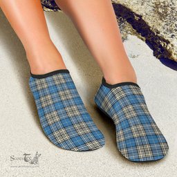 ScotsTee Shop Scottish Napier Ancient Clan Tartan Men and Women a Slip On Barefoot Quick-Dry Beach Aqua Yoga Water Shoes