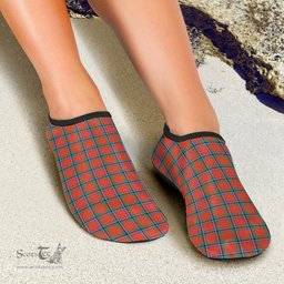 ScotsTee Shop Scottish Sinclair Ancient Clan Tartan Men and Women a Slip On Barefoot Quick-Dry Beach Aqua Yoga Water Shoes
