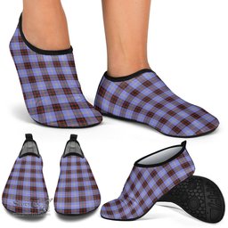ScotsTee Shop Scottish Rutherford Clan Tartan Men and Women a Slip On Barefoot Quick-Dry Beach Aqua Yoga Water Shoes