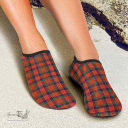 ScotsTee Shop Scottish Nicolson Ancient Clan Tartan Men and Women a Slip On Barefoot Quick-Dry Beach Aqua Yoga Water Shoes