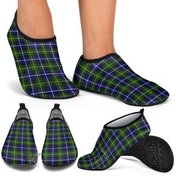 ScotsTee Shop Scottish MacNeill of Barra Modern Clan Tartan Men and Women a Slip On Barefoot Quick-Dry Beach Aqua Yoga Water Shoes