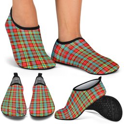 ScotsTee Shop Scottish Ogilvie Clan Tartan Men and Women a Slip On Barefoot Quick-Dry Beach Aqua Yoga Water Shoes