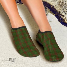 ScotsTee Shop Scottish Maxwell Hunting Clan Tartan Men and Women a Slip On Barefoot Quick-Dry Beach Aqua Yoga Water Shoes
