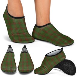 ScotsTee Shop Scottish Maxwell Hunting Clan Tartan Men and Women a Slip On Barefoot Quick-Dry Beach Aqua Yoga Water Shoes